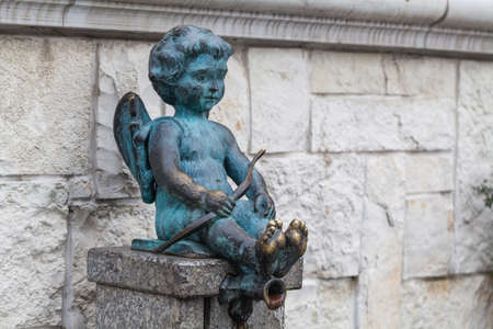 city fountain for drinkingの写真素材