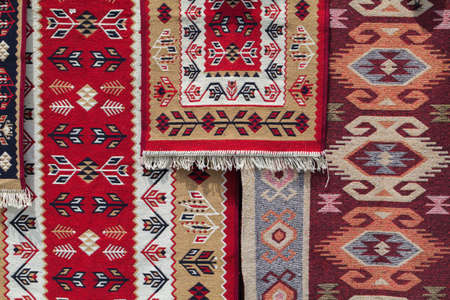 element of the Caucasian kilim patternの写真素材