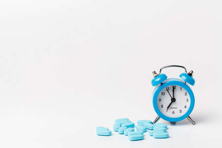 Concept drink medications on a scheduleの写真素材