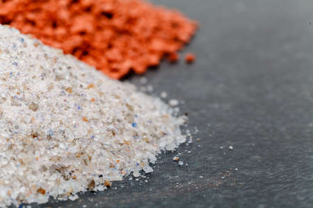 add Mineral Chemical fertilizer in soli help plant to growの写真素材