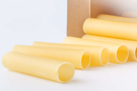 Canelones pasta background. Concept italian foodの写真素材