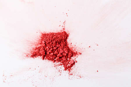 Splash of Natural Make up Tints on White Backgroundの写真素材