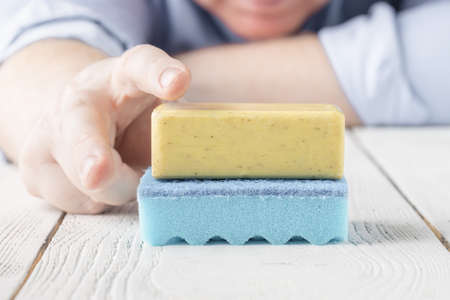 To wash hands thoroughly with soap and water To kill germs that have spread from viruses Frequent hand washing can prevent the spread of virusesの写真素材