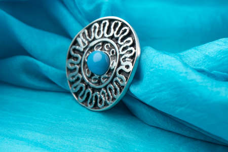 Beautiful Oriental Silver jewelry (Indian, Arab, African, Egyptian). Fashion Exotic Accessories, Asian Silver jewelryの写真素材