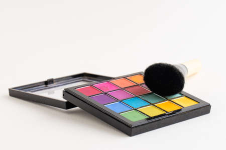 Make-up, colorful eye shadow paletteの写真素材