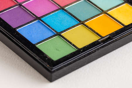 Make-up, colorful eye shadow palette