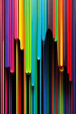 abstract background with colorful stripes.の素材