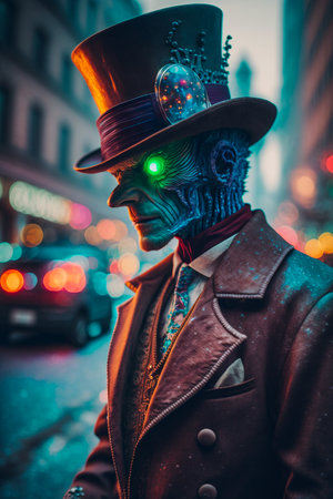 alien in the cityの素材