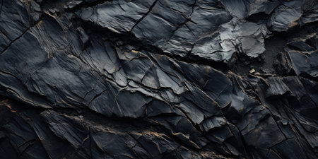 Volcanic Texture Detail: A close-up photograph highlighting the fine, jagged patterns in the rock.の素材