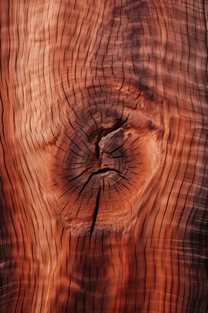 A backdrop presenting the texture of mahogany wood, recently cut and displaying a coarse qualityの素材