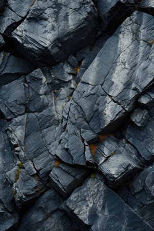 Granite Rock with an Aged and Rough Texture Backgroundの素材