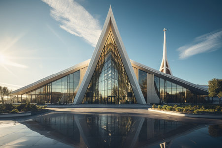 Church of the Holy Cross in San Diego, Californiaの素材