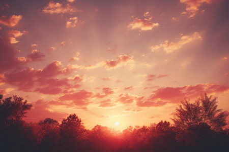 Dawning at forest.の素材