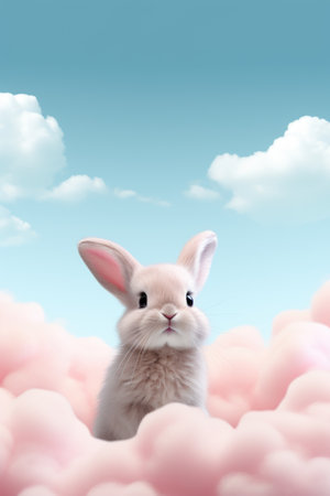 cute little Easter Bunnyの素材