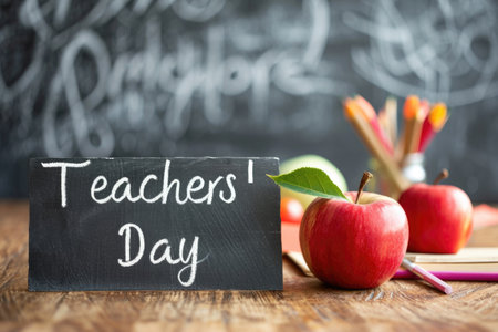 World teacher's day celebration.の素材