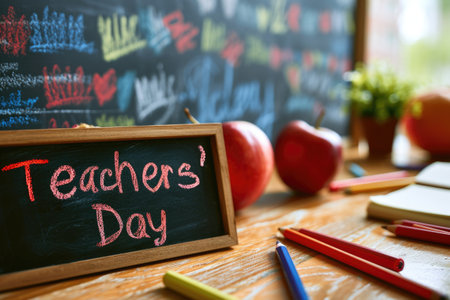 World teacher's day celebration.の素材