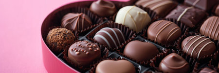 Decadent Assortment in a Valentine's Chocolate Boxの素材