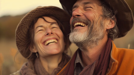 modern couple with happiness having fun and hugging for summerの素材