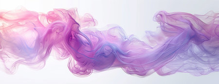 Soft Pink and Violet Wisps: Ethereal Watercolor for a Delicate Feminine Desktop Aestheticの素材