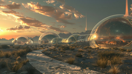 Launch of a Multi-Generation Space Ark: Housing Thousands with Visible Ecosystems for the Starsの素材