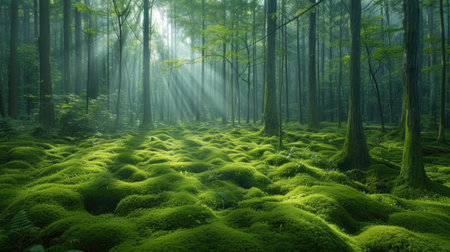 Enchanted Forest in Morning Lightの素材