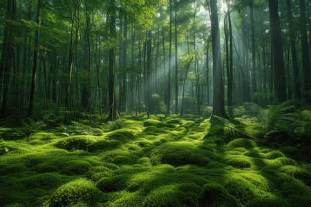 Enchanted Forest in Morning Lightの素材