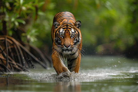 Bengal Tiger on the Huntの素材