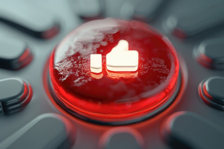 Social Media Like Icon Buttonの素材