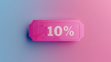 Discount Ticket with 10% Offerの素材