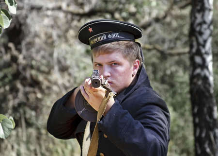 People in the warの写真素材