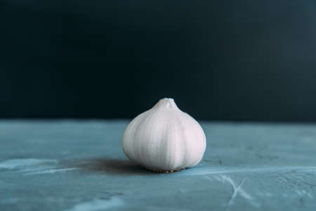 garlic isolated on white background.の写真素材