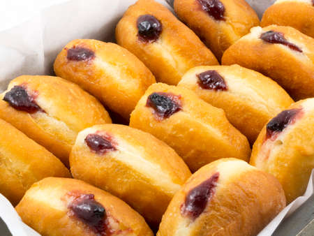 A Tray of Donutsの写真素材