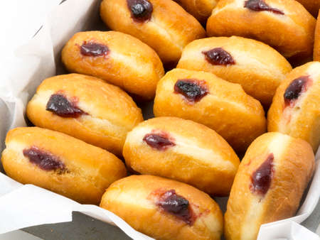 A Tray of Donutsの写真素材
