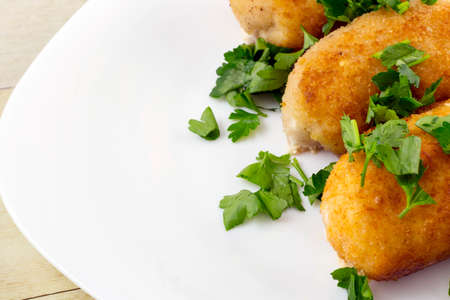 chicken cordon bleuの写真素材