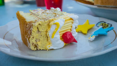 Delicious slice of cakeの写真素材