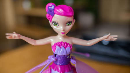 Beautiful pink doll fairyの写真素材