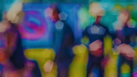 Multicolored background with patternの写真素材