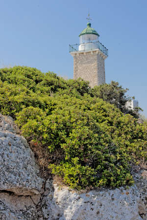 Greek lighthouseの写真素材