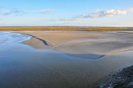Sky horizon tideの写真素材