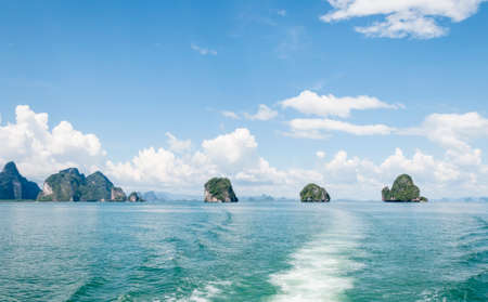 The sky in the Gulf Phang Ngaの写真素材
