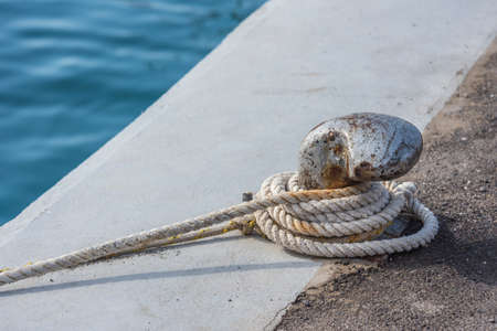 mooring ropeの写真素材