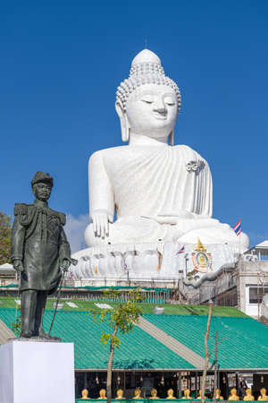 Phra Phutta Ming Mongkol Akenakiri. Great Buddha in Phuket.の写真素材