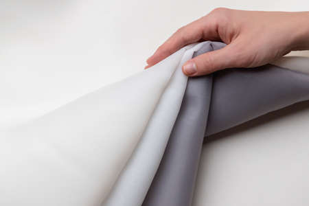 Silk fabric, matte organza "Carolina"の写真素材