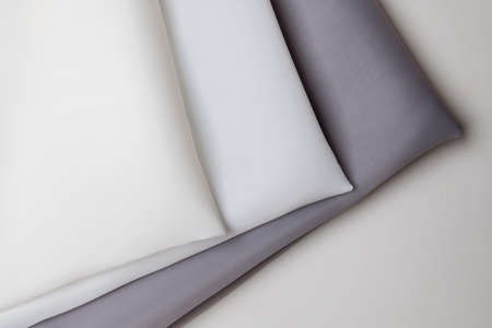 Silk fabric, matte organza "Carolina"の写真素材
