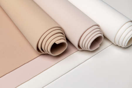 Linen foam rubber. Background image with empty space for text.の写真素材