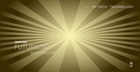 Light simple green gradient. Abstract background with dynamic rays coming out from the center. Vector illustration for wallpaper, banner, background, card, book illustration, landing page. Vector.のイラスト素材