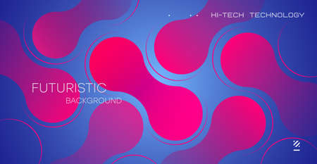 Abstract geometric background. Gradient minimalist retro poster graphics vector illustration....