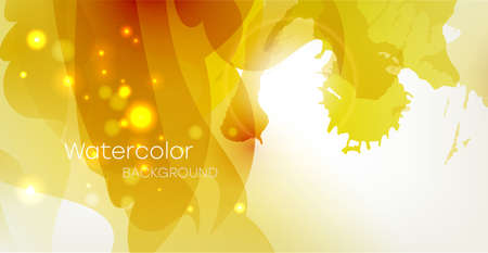 Colorful watercolor background for poster, brochure, card or flyer. Vectorのイラスト素材