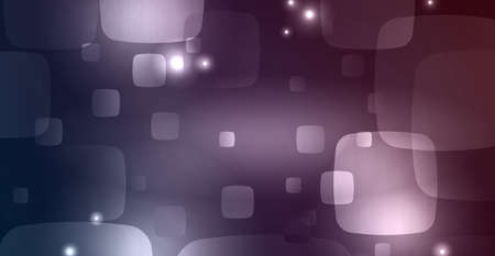 Festive geometric background with dynamic shapes in the form of squares. Glow, glare and bokeh effect.のイラスト素材