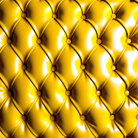 Capitone textile texture, classic retro Chesterfield check, Diamond pattern texture, button decoration. Leatherette.の写真素材